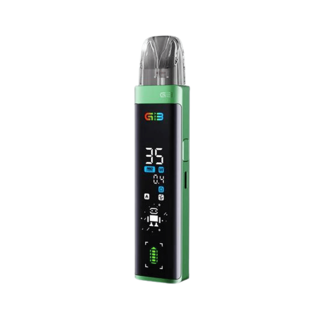 Uwell Caliburn G3 Pro Pod Vape Kit in emerald green perfect for Nic Salt E-Liquids