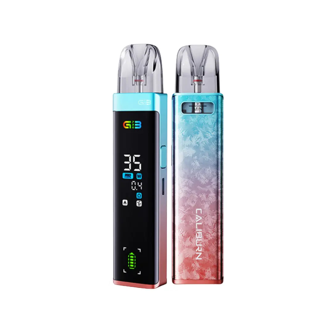 Uwell Caliburn G3 Pro Pod Vape Kit in frozen Aurora perfect for Nic Salt E-Liquids