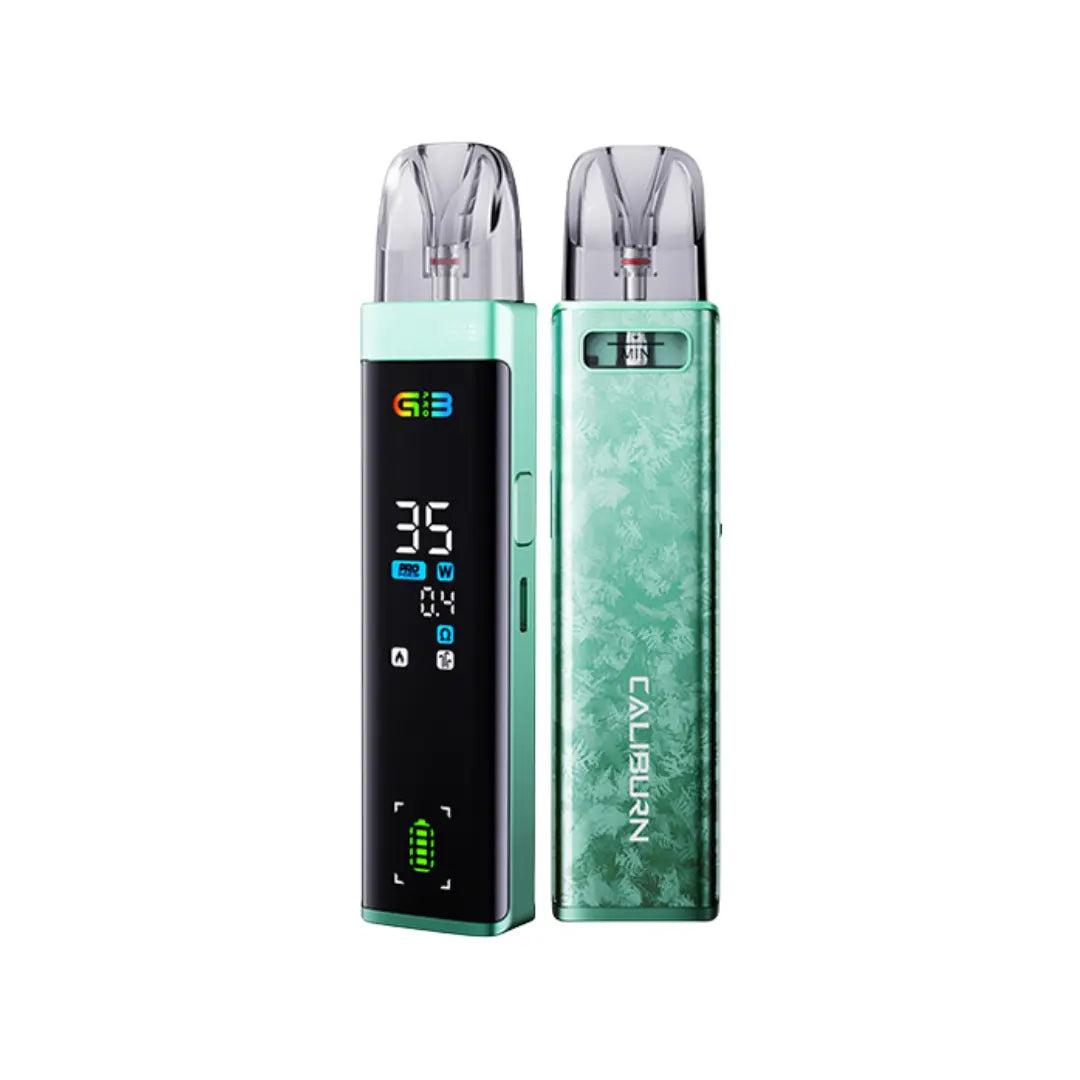 Uwell Caliburn G3 Pro Pod Vape Kit in Frozen Green perfect for Nic Salt E-Liquids