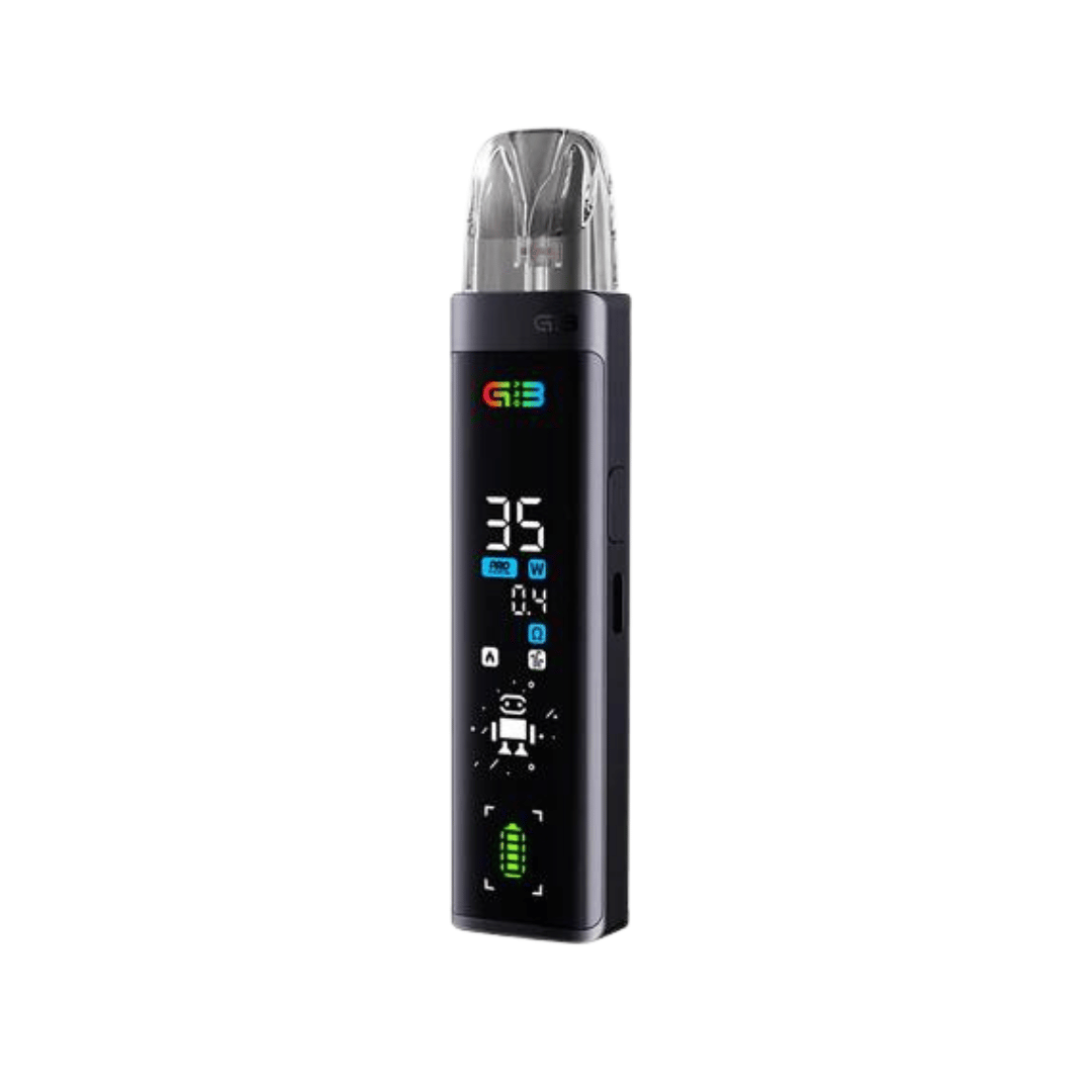 Uwell Caliburn G3 Pro Pod Vape Kit in midnight black perfect for Nic Salt E-Liquids
