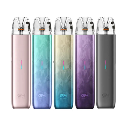 Uwell Caliburn G4 Mini Pod Vape Kit 5 different colours in a row -  Bright Pink - Peafowl Emerald - Coast Gold - Phoenix Purple - Night Black