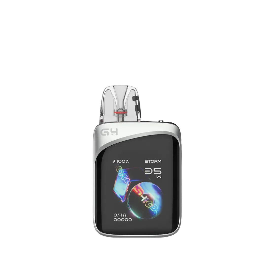 UWell Caliburn G4 Pro Koko Pod Vape Kit In Mirror Silver Colour