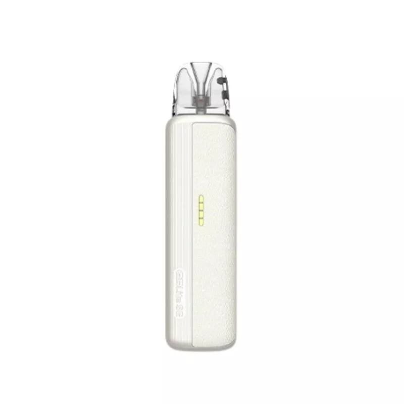 Uwell Caliburn G5 Lite SE Pod Kit in white leather colour great to use with nic salt e-liquids or 50VG/50PG Vape juice