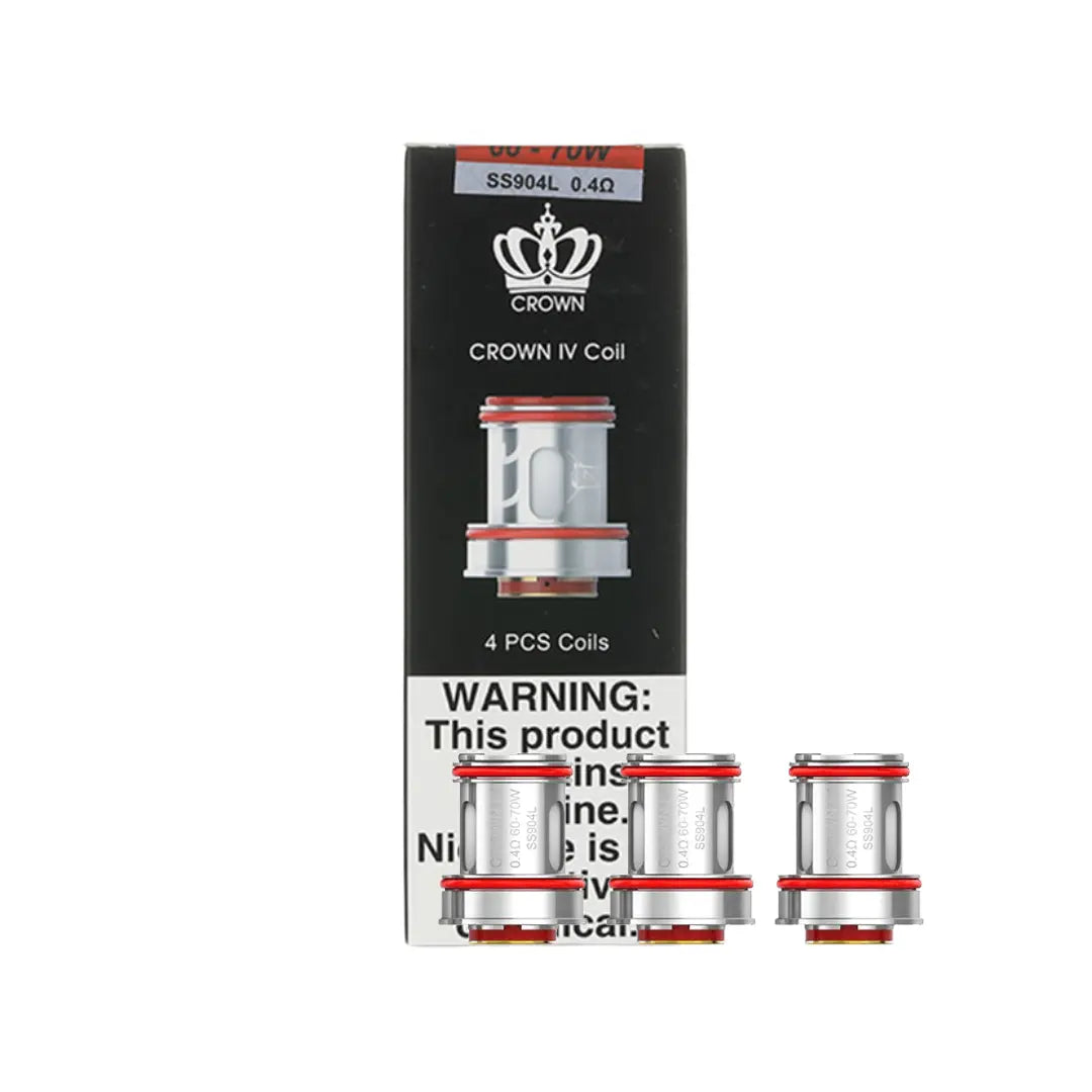 Three Uwell Crown 4 replacement coils  4 pack