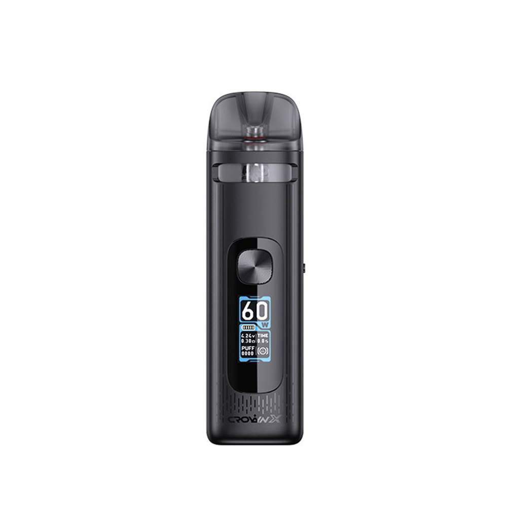 Uwell Crown X Pod Vape kit in Black Perfect With Nic Salts E-Liquids