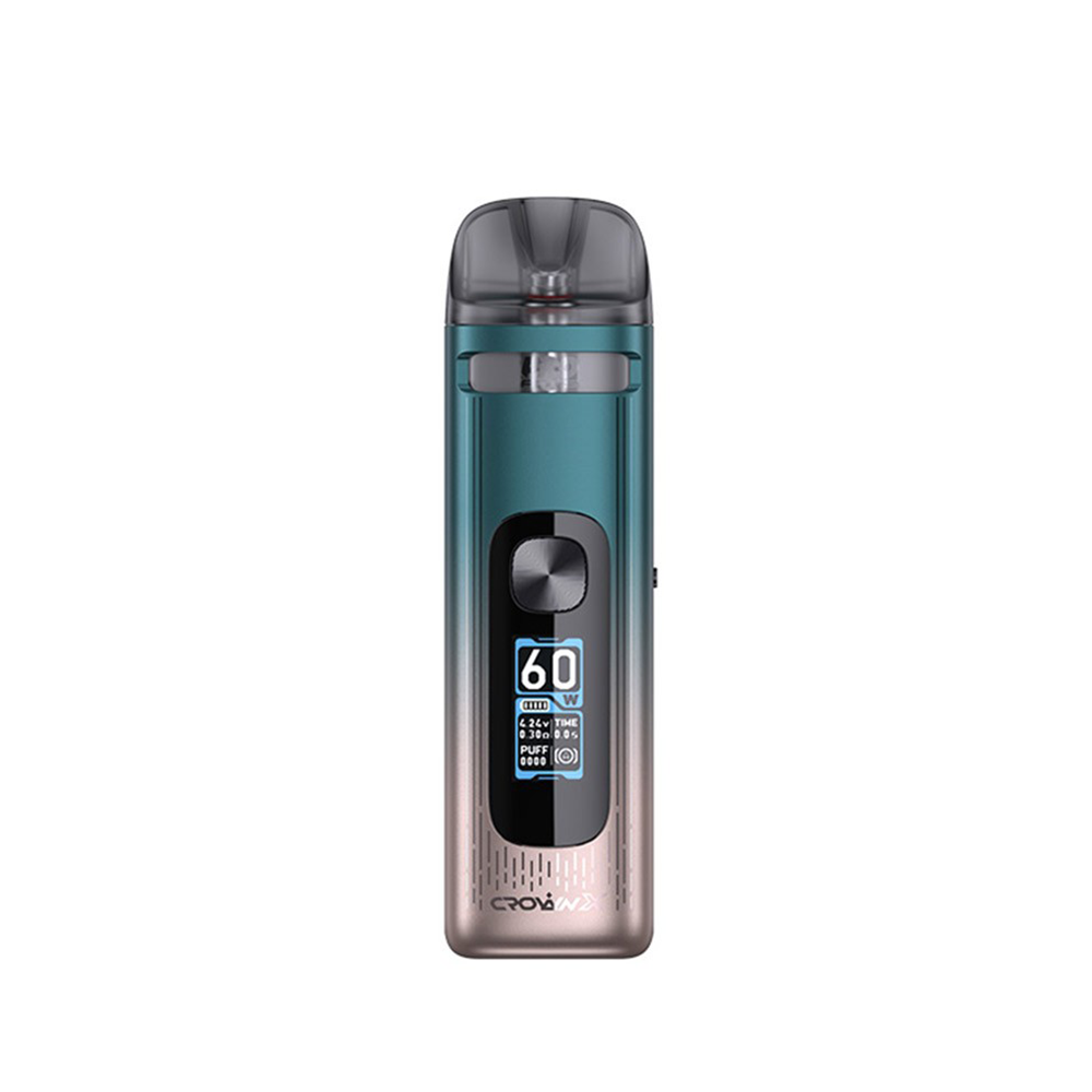 Uwell Crown X Pod Vape kit in forest Dawn Perfect With Nic Salts E-Liquids