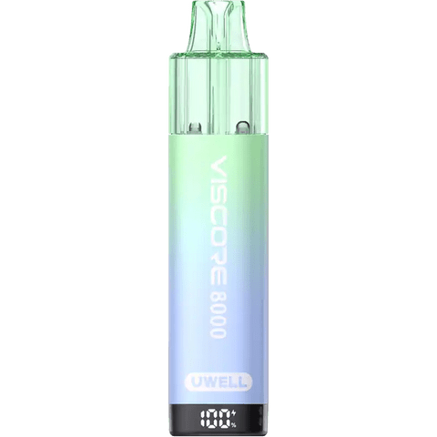 Uwell Viscore 8000 Prefilled Pod Vape Kit Pack of 5, Blue Berry Sour Raspberry Flavour