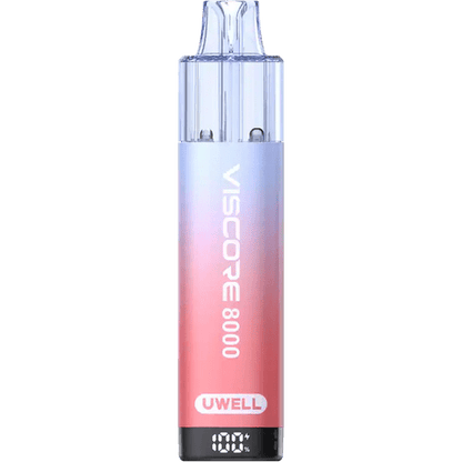 Uwell Viscore 8000 Prefilled Pod Kit Pack of 5, Milky Strawberry Flavour