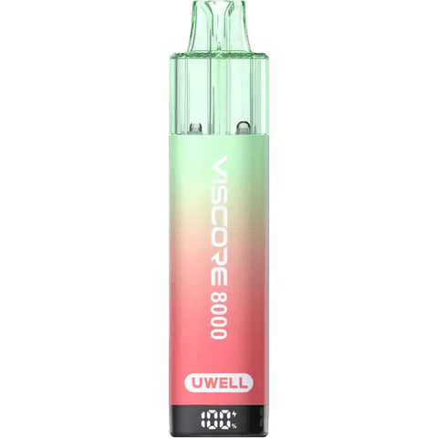 Uwell Viscore 8000 Prefilled Pod Vape Kit Pack of 5, Watermelon Ice Flavour