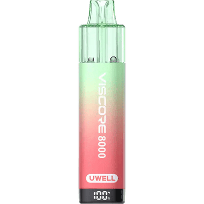Uwell Viscore 8000 Prefilled Pod Vape Kit Pack of 5, Watermelon Ice Flavour