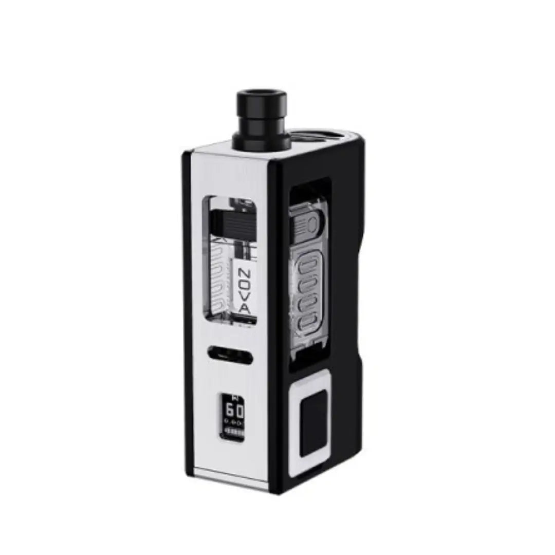Vandy Vape NOVA AIO Kit in black, featuring a sleek design with a digital display.
