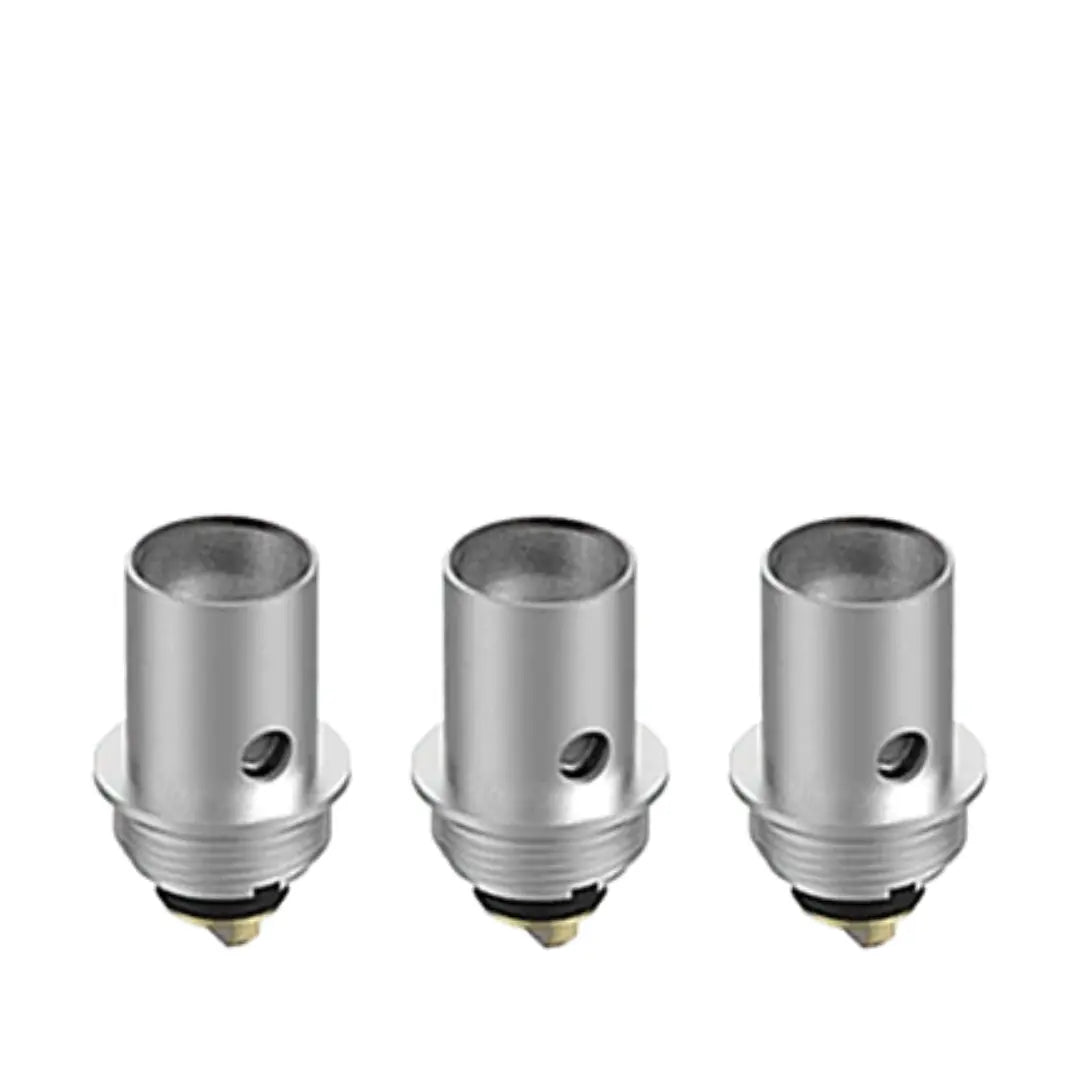 Three silver Vapefly Jester replacement coils, 0.50 ohm, displayed in a row.