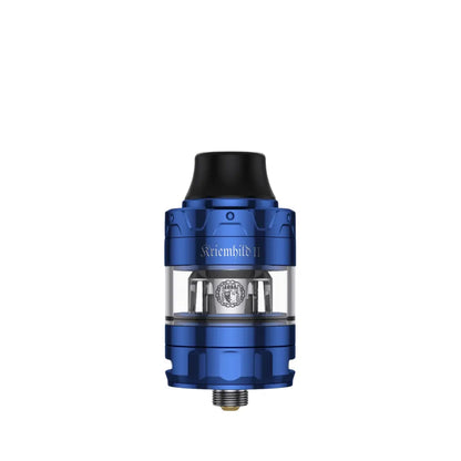 Vapefly Kriemhild II Sub-Ohm Tank blue colour variant showing detailed design and airflow slots