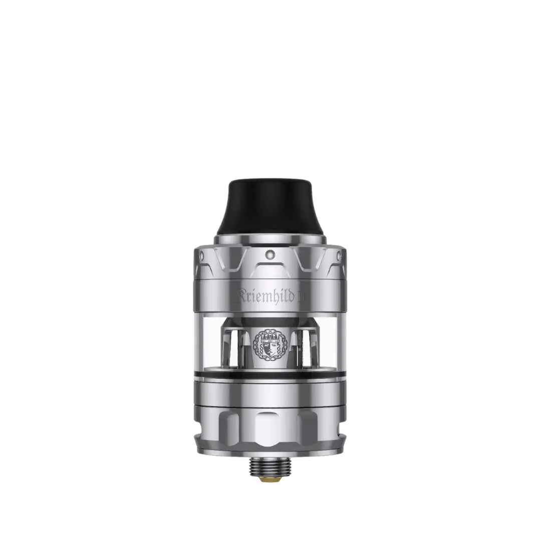 Vapefly Kriemhild II Sub-Ohm Tank stainless steel version with polished silver finish