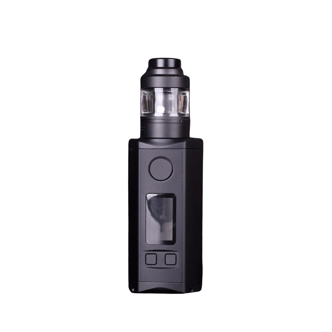 Vaperz Cloud Ascent Kit in satin black, featuring a sleek design and digital display.