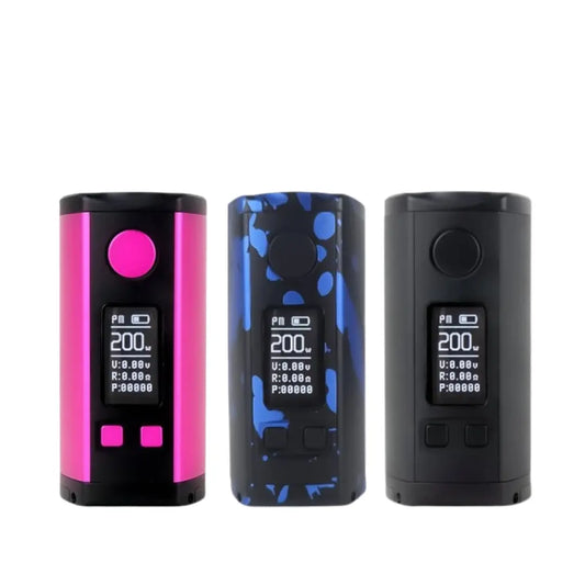 Vaperz Cloud Ascent Lite Vape Box Mod in 3 Colour  Satin Pink - Blue Plasma - Satin Black 