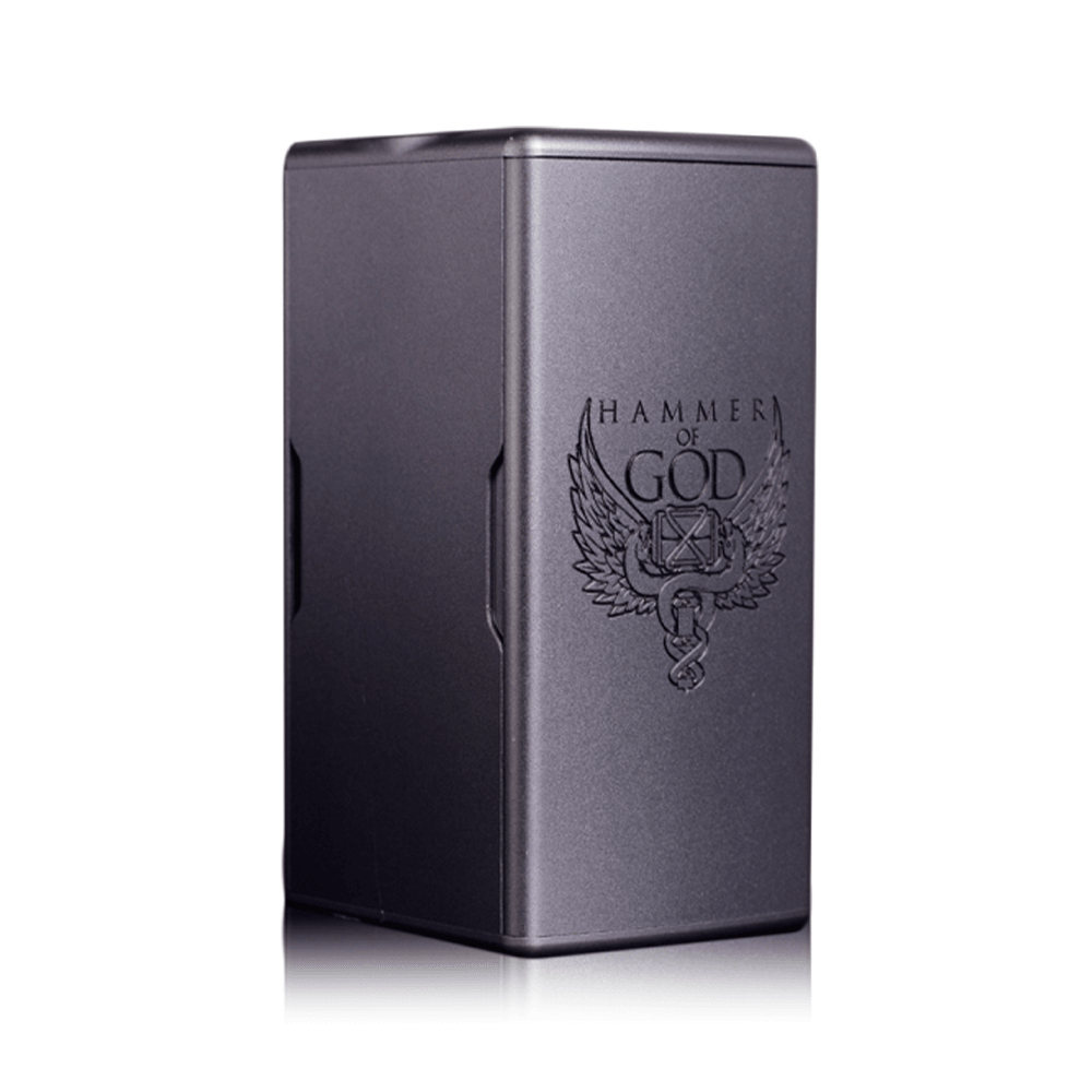 Vaperz Cloud Hammer of God 400 box mod in matte black finish.