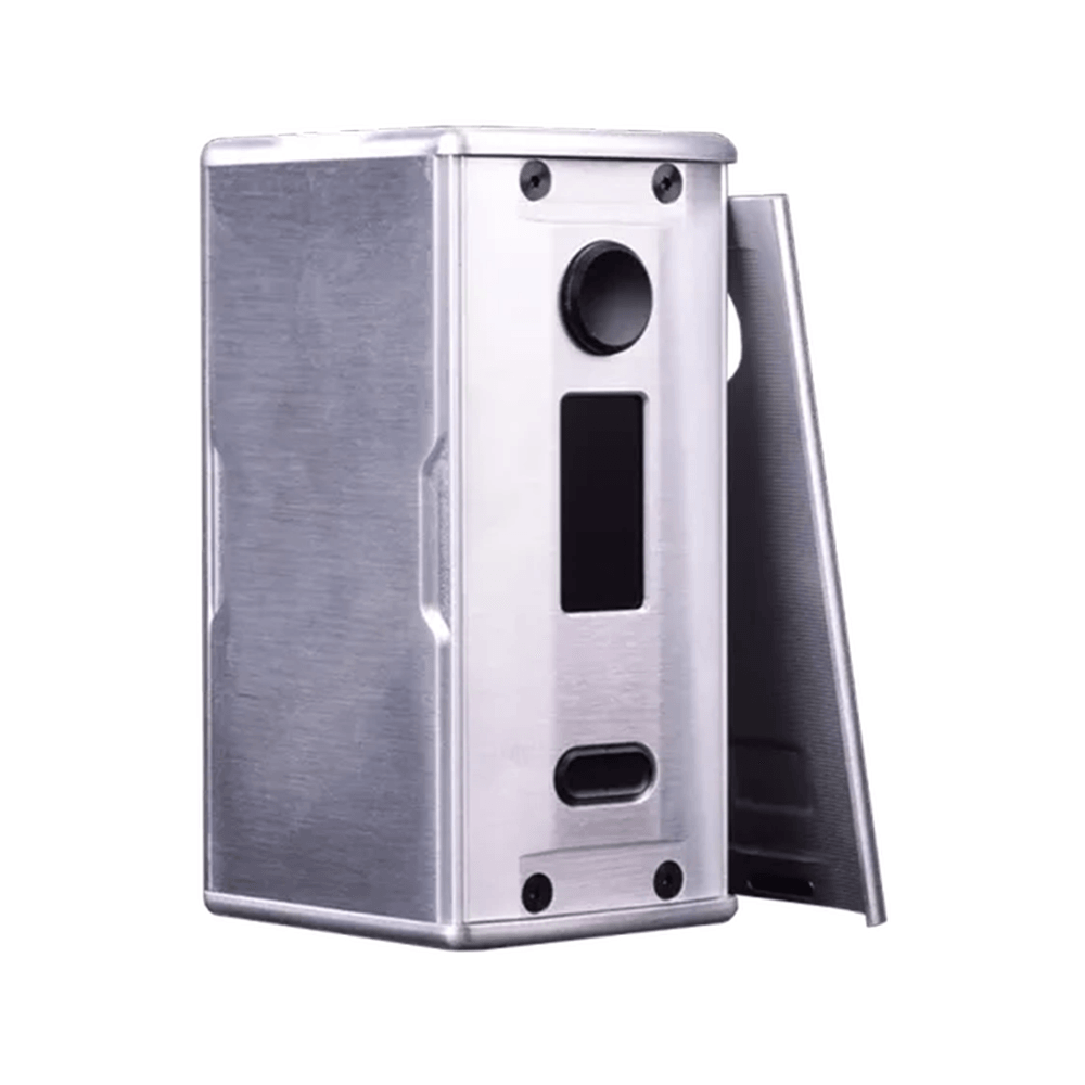 Silver Vaperz Cloud Hammer of God 400 box mod with side panel, displayed against a white background.