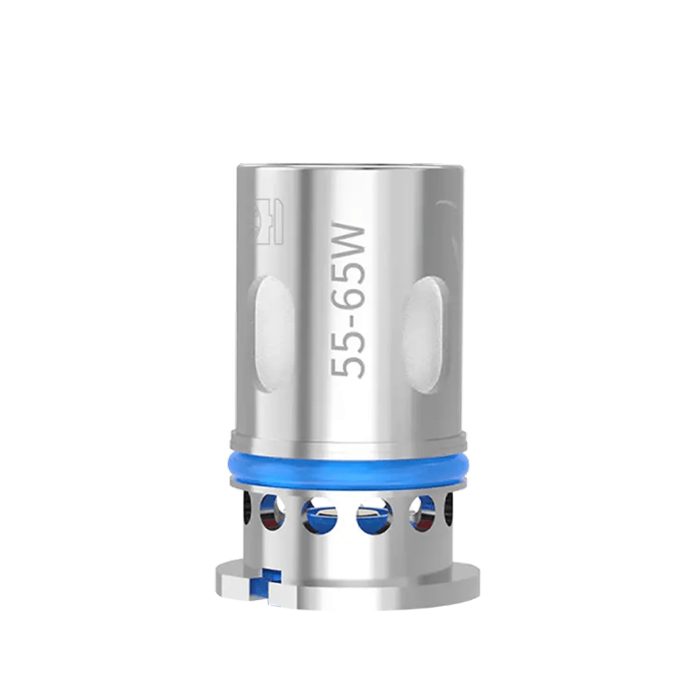 Vaperz Cloud VC Tech replacement coil, silver with blue accents, 55-65W range.
