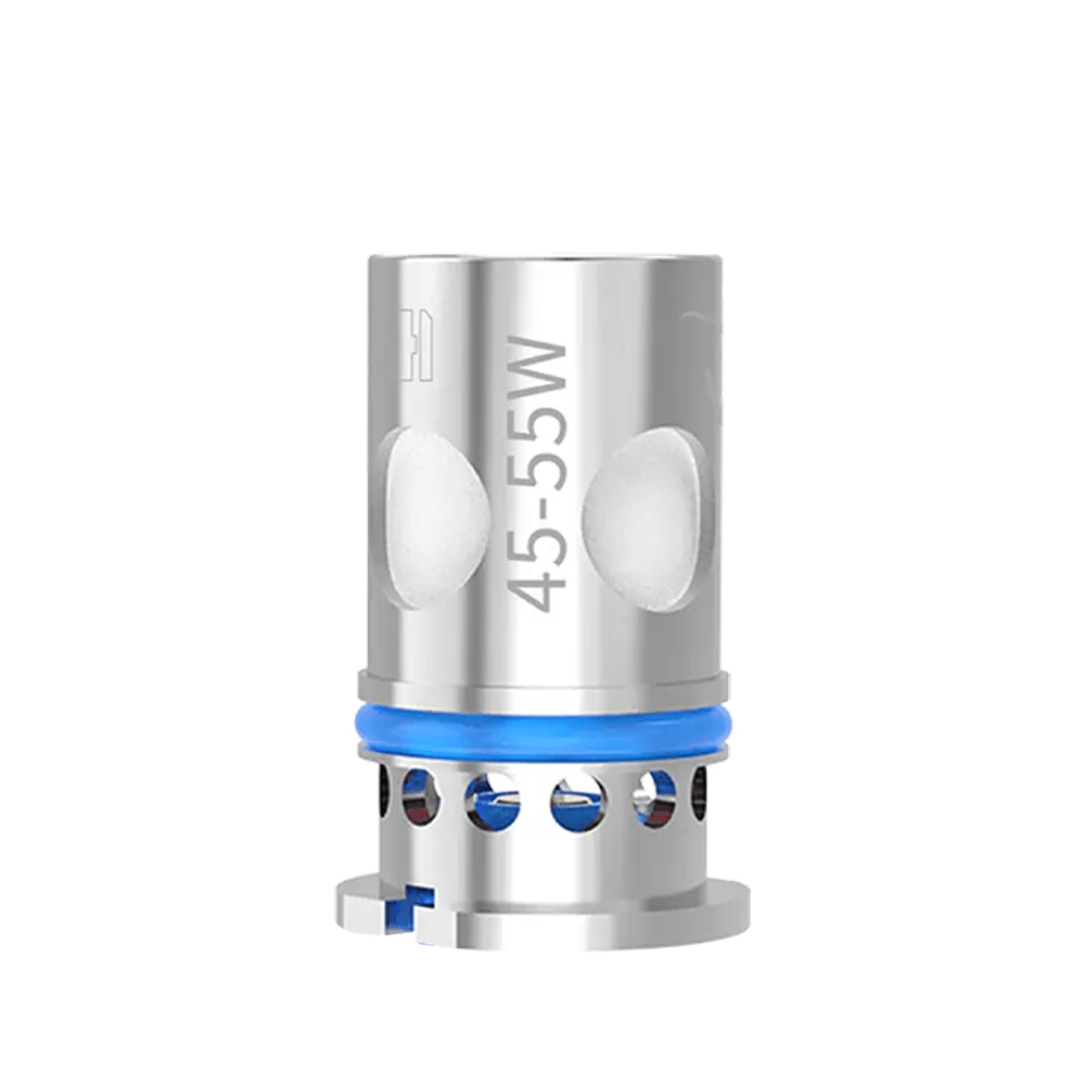 Vaperz Cloud VC Tech replacement coil, silver with blue accents, marked 45-55W.