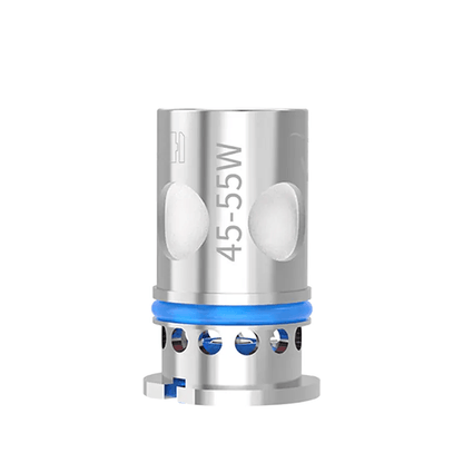 Vaperz Cloud VC Tech replacement coil, silver with blue accents, marked 45-55W.