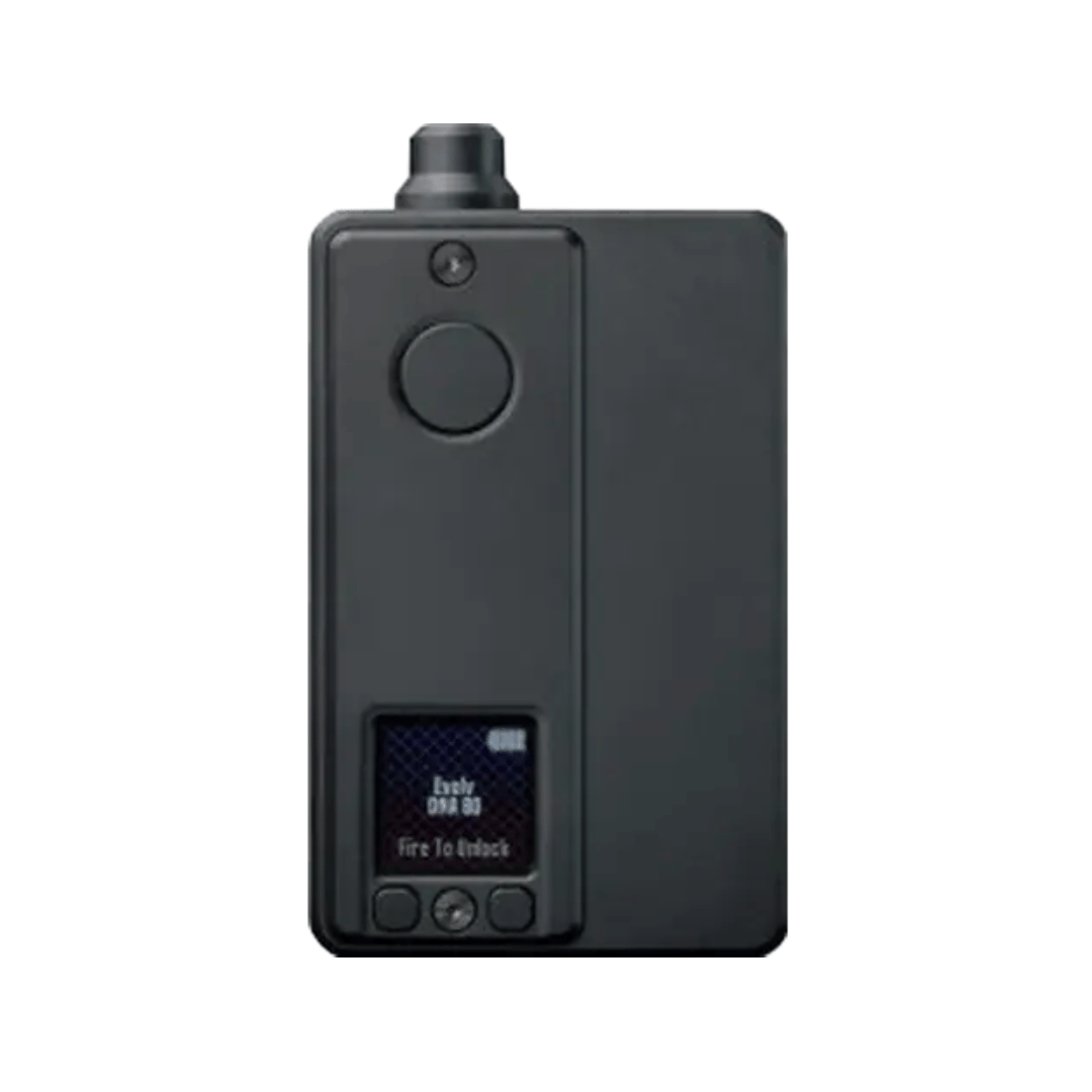 Vaperz Cloud x Gerobak SAN AIO DNA80C Boro Kit in matte black, featuring a digital display.