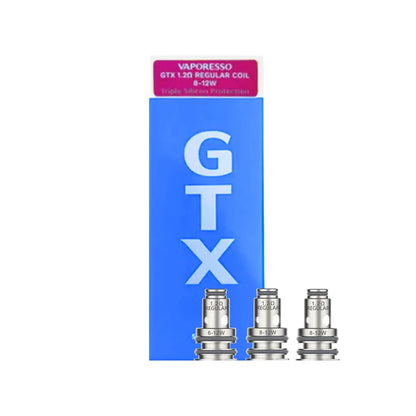 Three Vaporesso GTX Replacement Mesh Coils 1.2 ohm.