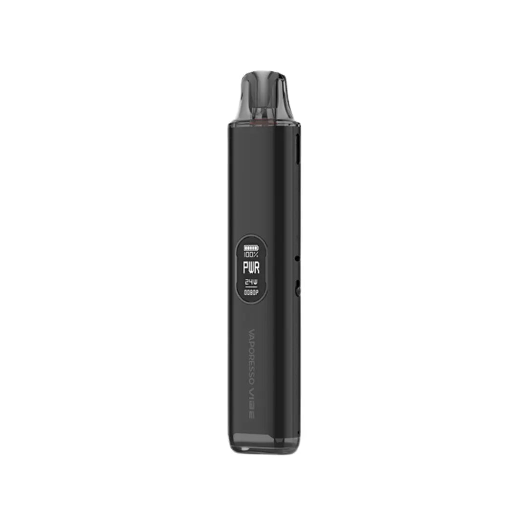 Vaporesso Vibe Pod Vape Kit Black Colour perfect for nic salt juice great for beginner and advanced vapers 