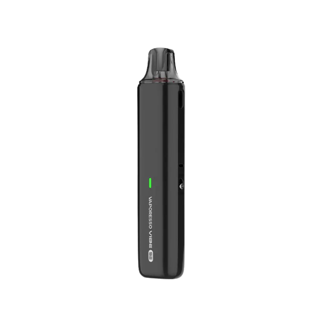 Vaporesso Vibe SE Pod Vape Kit in black colour perfect for nic salt juices and great for beginner vapers