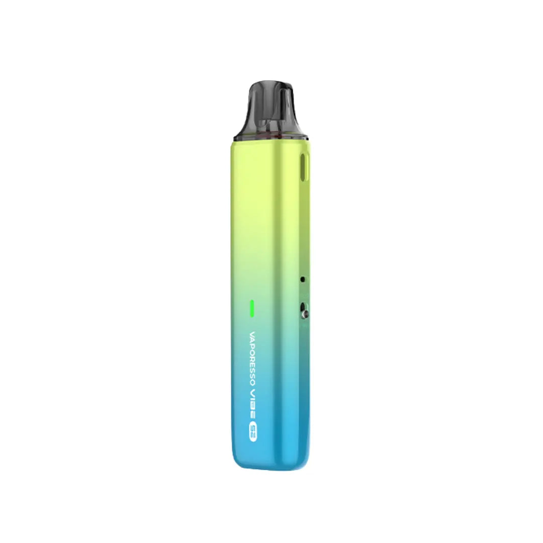 Vaporesso Vibe SE Pod Vape Kit in Frozen Mint colour perfect for nic salt juices and great for beginner vapers