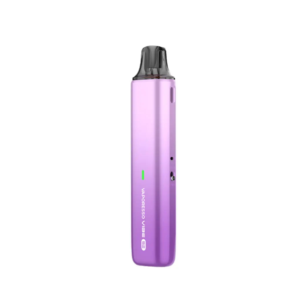Vaporesso Vibe SE Pod Vape Kit in Grape Purple colour perfect for nic salt juices and great for beginner vapers