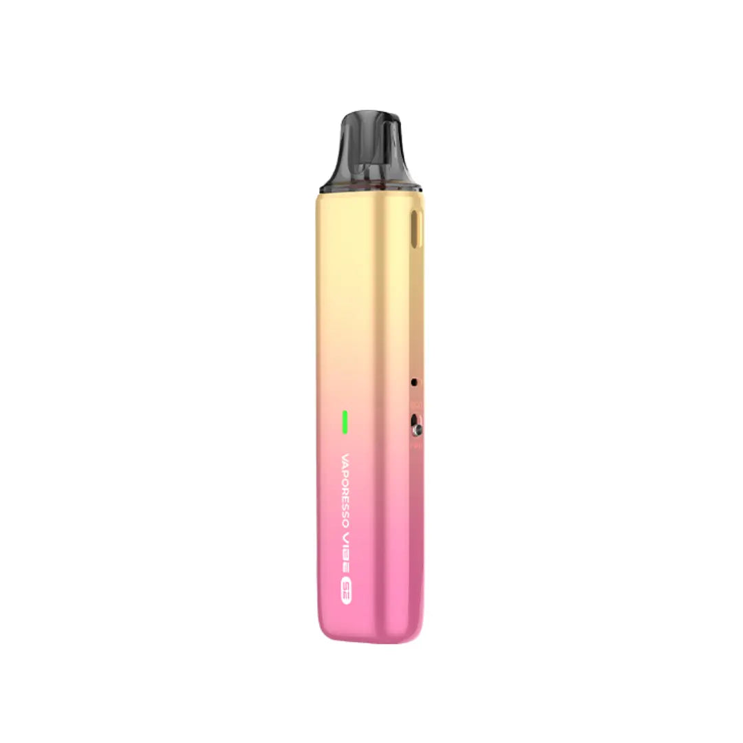 Vaporesso Vibe SE Pod Vape Kit in Grapefruit Soda colour perfect for nic salt juices and great for beginner vapers