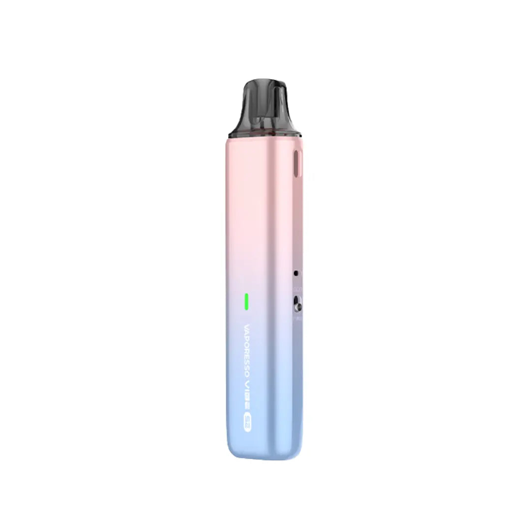 Vaporesso Vibe SE Pod Vape Kit in Ice Cream Pink colour perfect for nic salt juices and great for beginner vapers