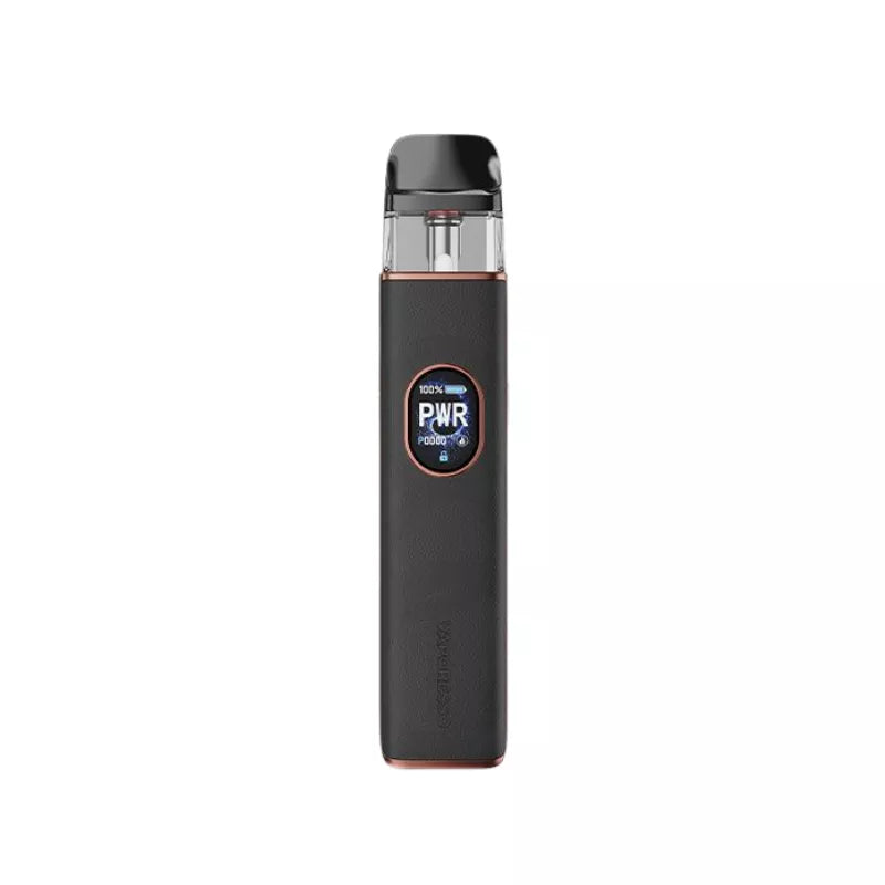 Vaporesso XROS 5 Pod Vape Kit Black Leather Colour Option built-in 1500mAh Battery and compatible with the Vaporesso Xros Pod series great for Nic Salt E-liquids