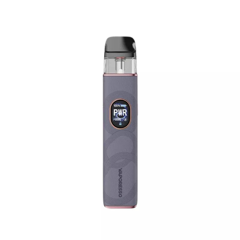 Vaporesso XROS 5 Pod Vape Kit Grey Leather Colour Option built-in 1500mAh Battery and compatible with the Vaporesso Xros Pod series great for Nic Salt E-liquids