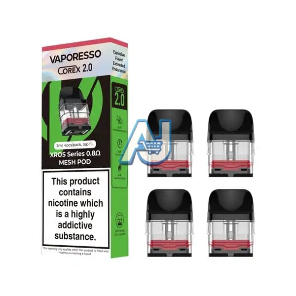 Vaporesso XROS COREX 2.0 Replacement Pods, Aj Super Store