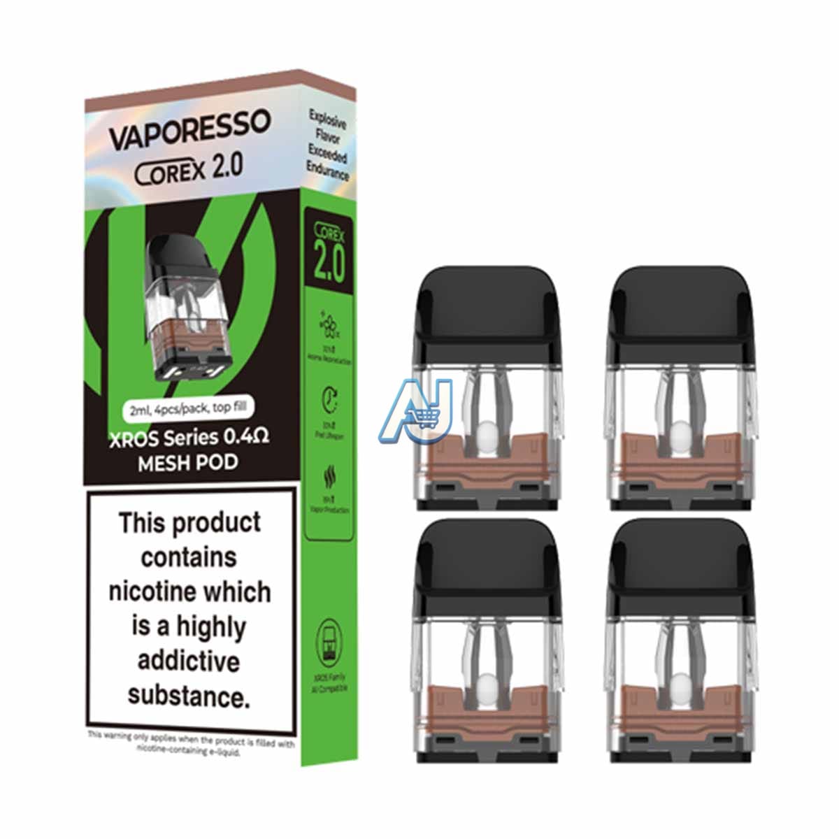 Vaporesso XROS COREX 2.0 Replacement Pods, Aj Super Store