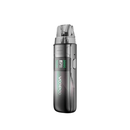 Voopoo Argus E40 Pod Kit in space grey, showcasing a sleek design and digital display.