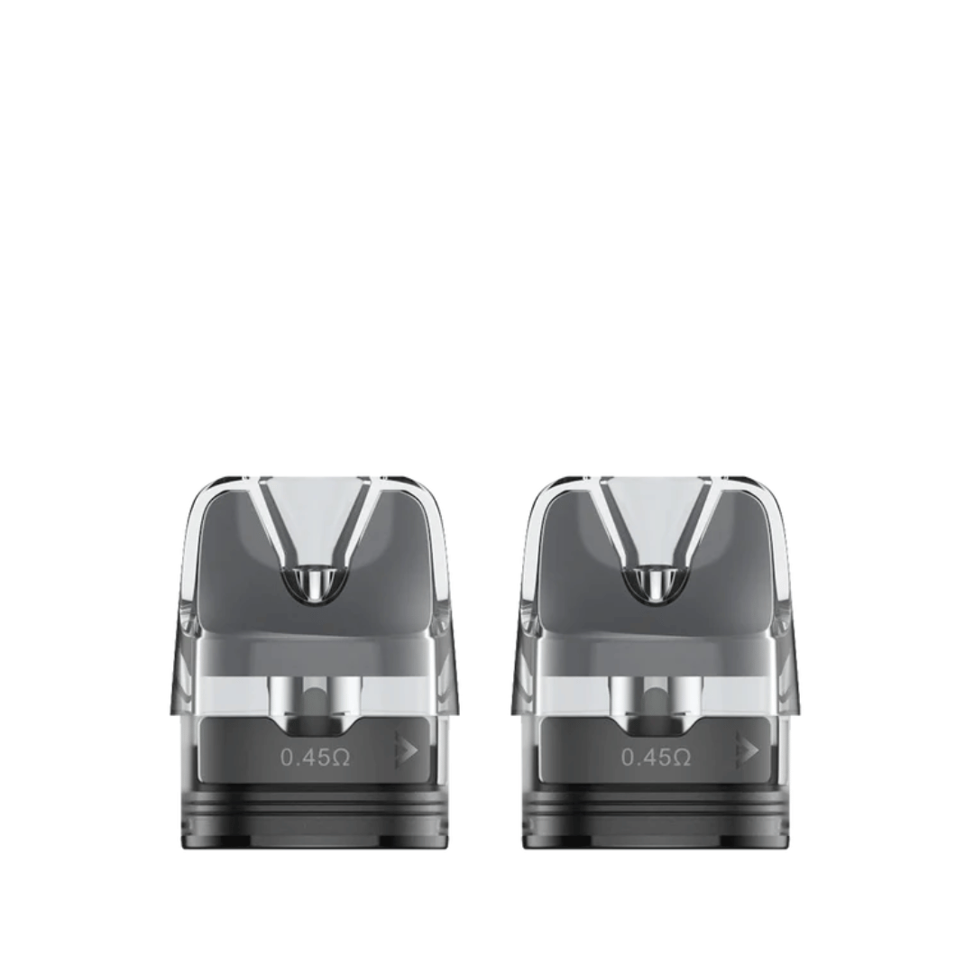 Two Voopoo Argus E40 replacement pods with 0.45Ω coil for the Voopoo Argus E40 Kit