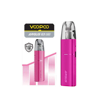 VooPoo vape ARGUS G3 Mini starter kit featuring refillable pods and advanced coil system