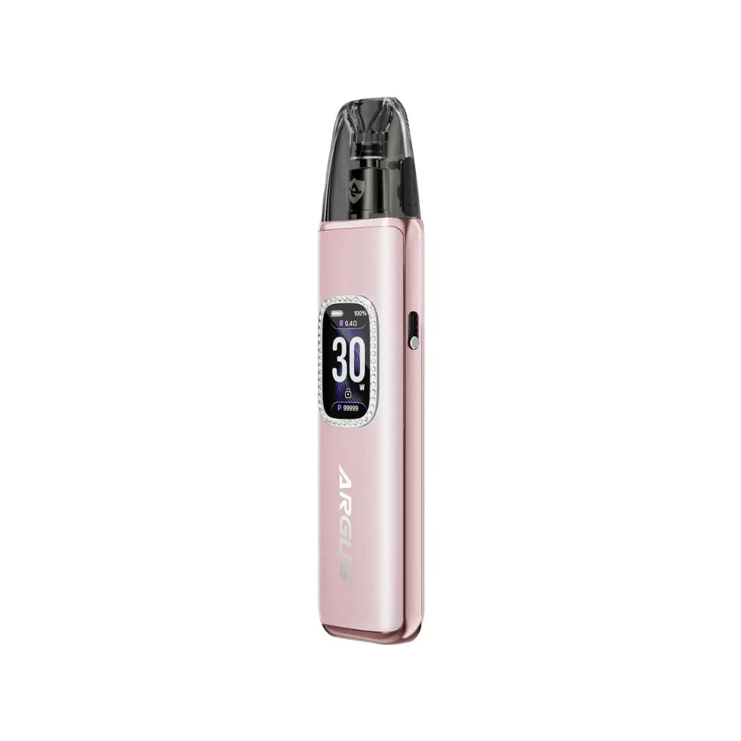 Voopoo Argus G3 Pod Vape Kit in Diamond Pink Colour Perfect for nic salt e-liquids
