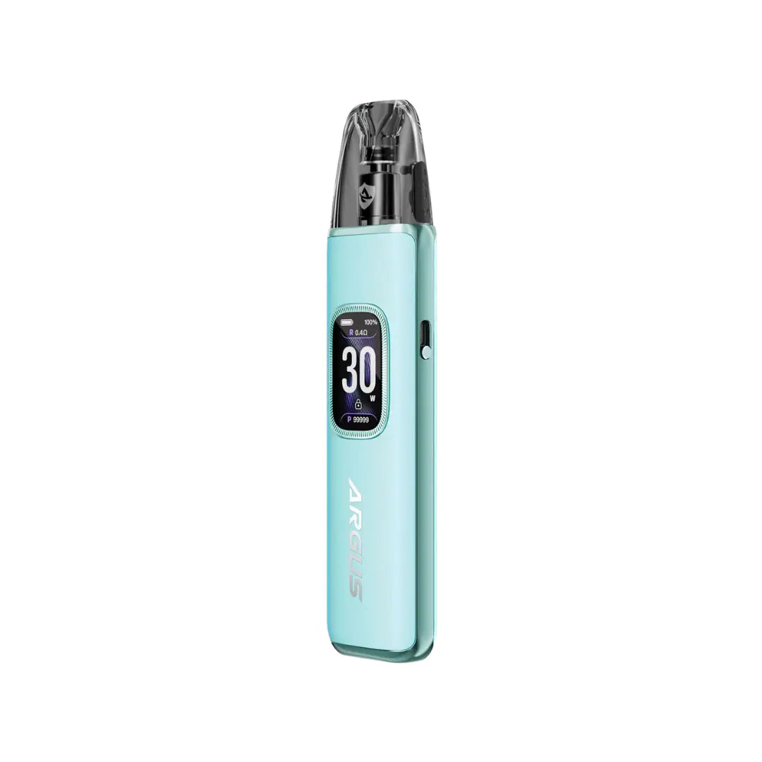 Voopoo Argus G3 Pod Vape Kit in Snow Blue Colour perfect for nic salt e-liquids
