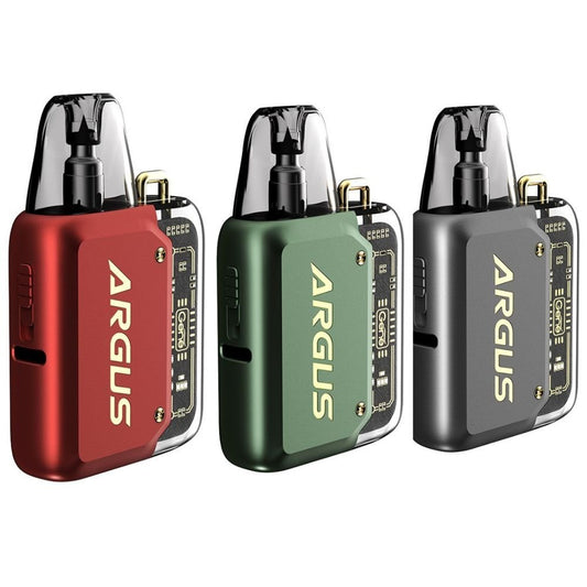 Voopoo Argus P1 20w Pod Kit, Red, Green, Gunmetal Color