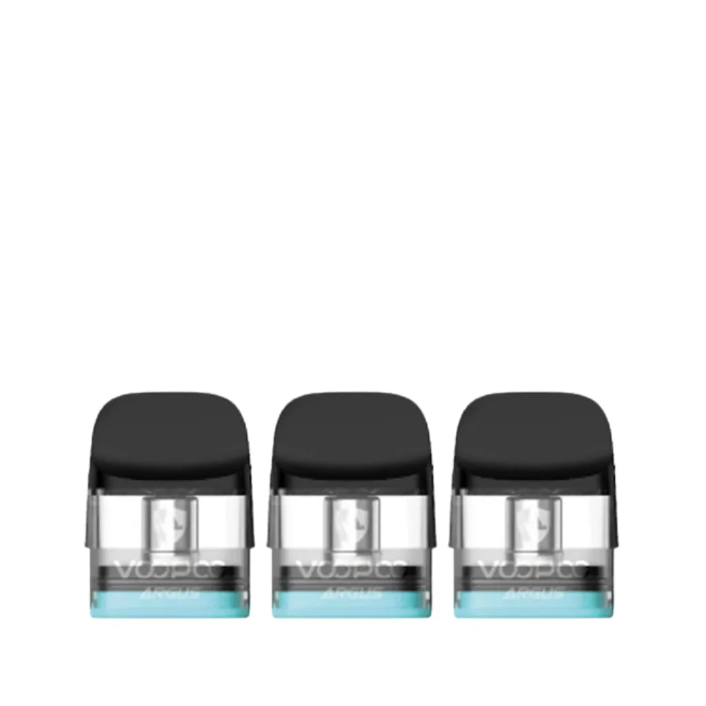 VooPoo Argus Snap pod cartridges 0.7ohm 3-pack showing refillable replacement pods for RDL vaping with Argus pod kits