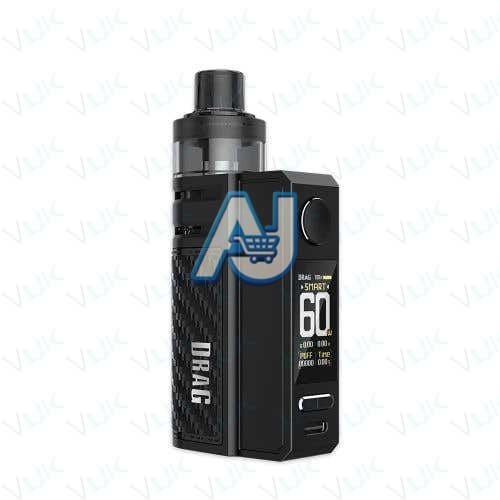 VooPoo Drag E60 Pod Kit, Carbon Fiber Colour