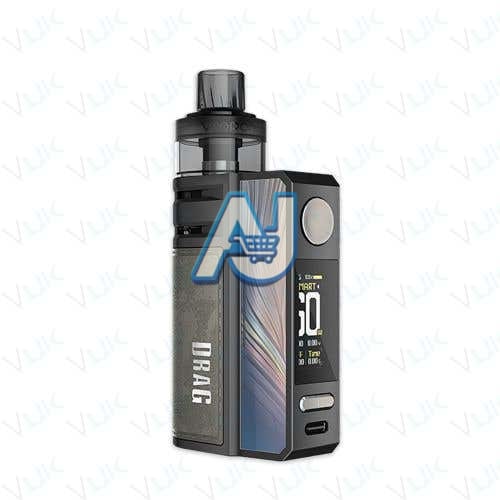 VooPoo Drag E60 Pod Kit, Grey Metal Colour