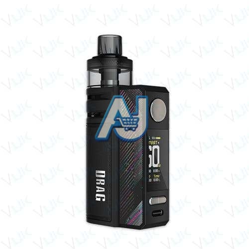 VooPoo Drag E60 Pod Kit, Obsidian Black Colour