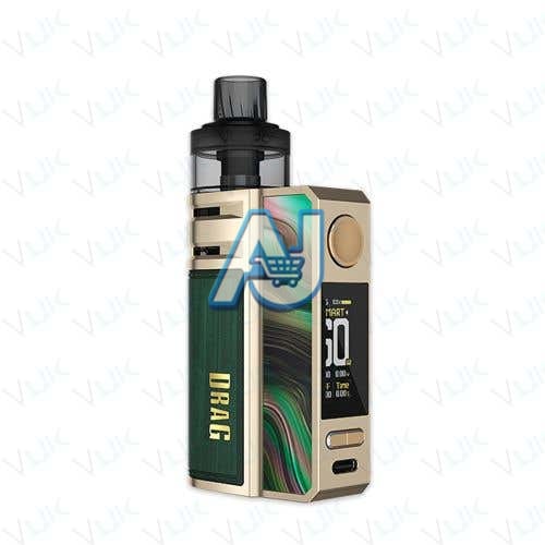 VooPoo Drag E60 Pod Kit, Steamers Green Colour