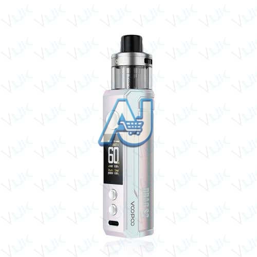 VooPoo Drag S2 Pod Vape Kit, Silver Colour