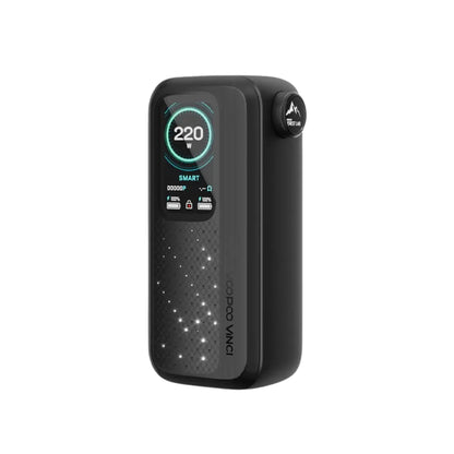 Voopoo Vinci Spark 220 Mod in Midnight Black Colour great with sub ohm tanks or rebuildable tanks